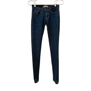 Flying Monkey Skinny Jeans Women 24‎ Blue Cotton Low Rise L7317W Made in USA